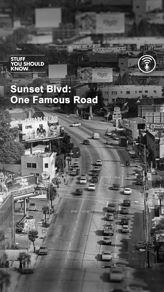 Sunset Blvd is a long road, but is most known for the 1.7 mile stretch called The Sunset Strip. But it's much more than that.

omny.fm/shows/stuff-yo…