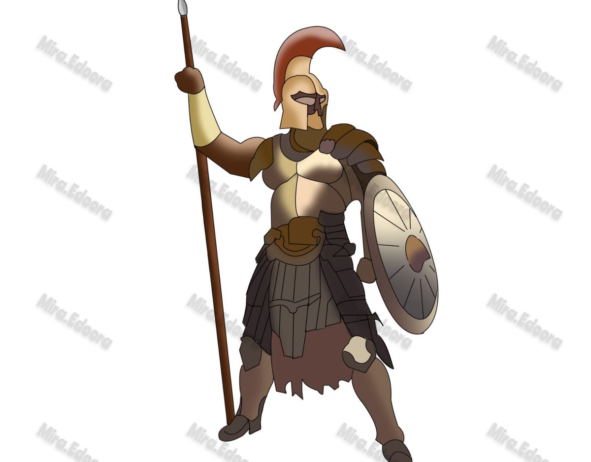 ⚔️The Spartan Awakens🛡️
A lone warrior rises from the shadows of history armored in bronze, shield in hand, spear ready to strike.
Would you stand beside him in battle or face him?
#DigitalArt #Spartan #AncientWarrior #CharacterDesign #ArtPost #FantasyArt