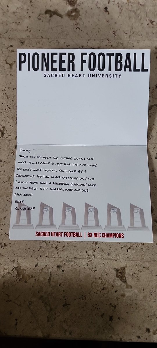 Jimmy DeWire (@jimmydewire) on Twitter photo Thanks for the love! <a href="/CoachPSap/">Patrick Saporito</a> <a href="/SHU__Football/">Sacred Heart Football</a> <a href="/CoachTiernan/">Coach Brad Tiernan</a> <a href="/CoachGardner_/">Matt Gardner</a> Thanks for the love! <a href="/CoachPSap/">Patrick Saporito</a> <a href="/SHU__Football/">Sacred Heart Football</a> <a href="/CoachTiernan/">Coach Brad Tiernan</a> <a href="/CoachGardner_/">Matt Gardner</a>