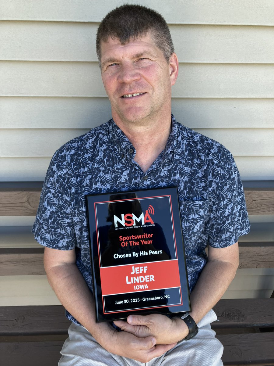 Jeff Linder (@jtlinder) on Twitter photo So this arrived today.
Thanks, <a href="/NSMASportsMedia/">NSMA Sports Media</a>, for the recognition, and much gratitude to my peers that made this possible.
<a href="/DrakeJMC/">Drake SJMC🐶</a> <a href="/CRGazetteSports/">The Gazette Sports</a> So this arrived today.
Thanks, <a href="/NSMASportsMedia/">NSMA Sports Media</a>, for the recognition, and much gratitude to my peers that made this possible.
<a href="/DrakeJMC/">Drake SJMC🐶</a> <a href="/CRGazetteSports/">The Gazette Sports</a>