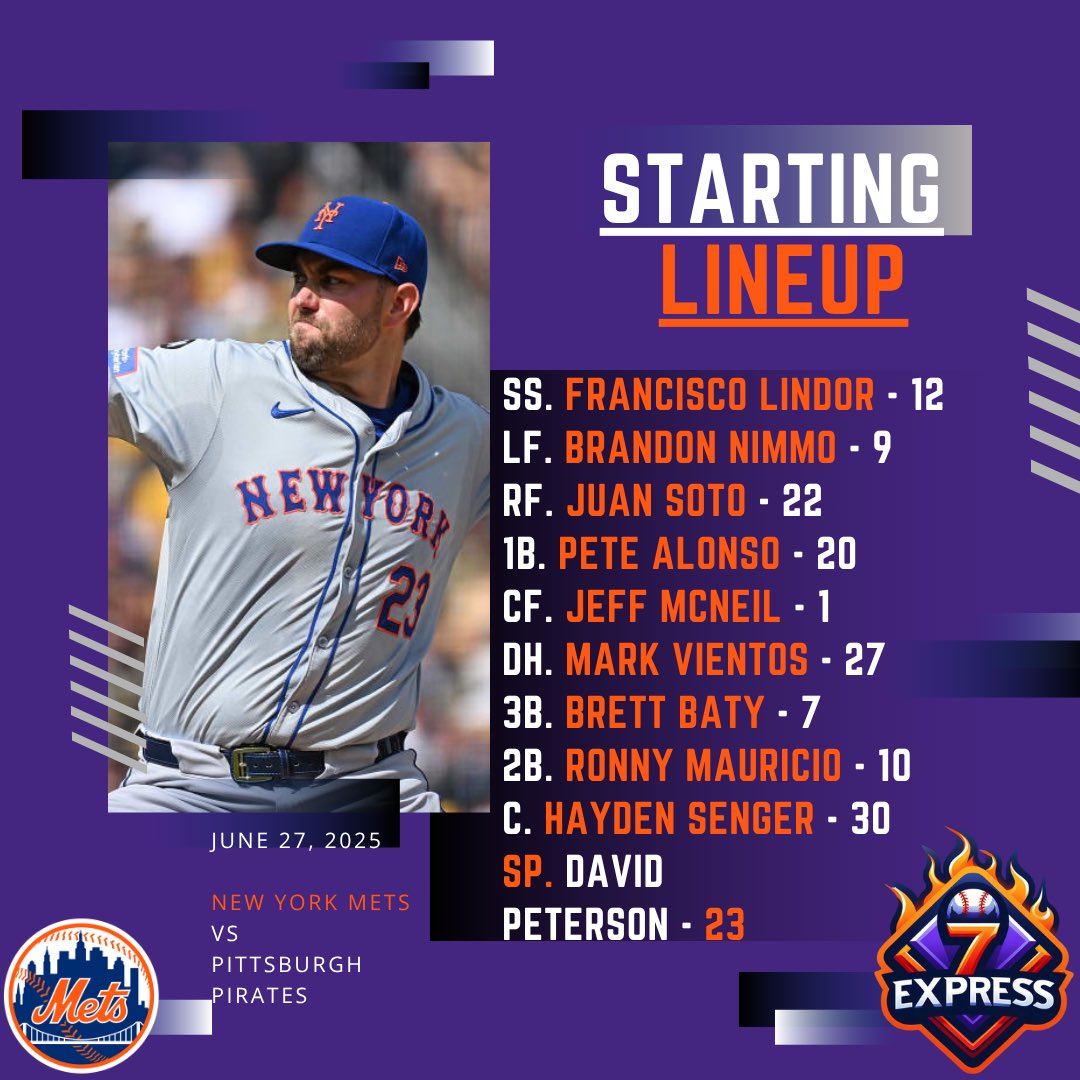 Mets look to build off the momentum from their last two wins &amp; push that into this 3-game series in Pittsburgh. 
🔥

#LGM #METS