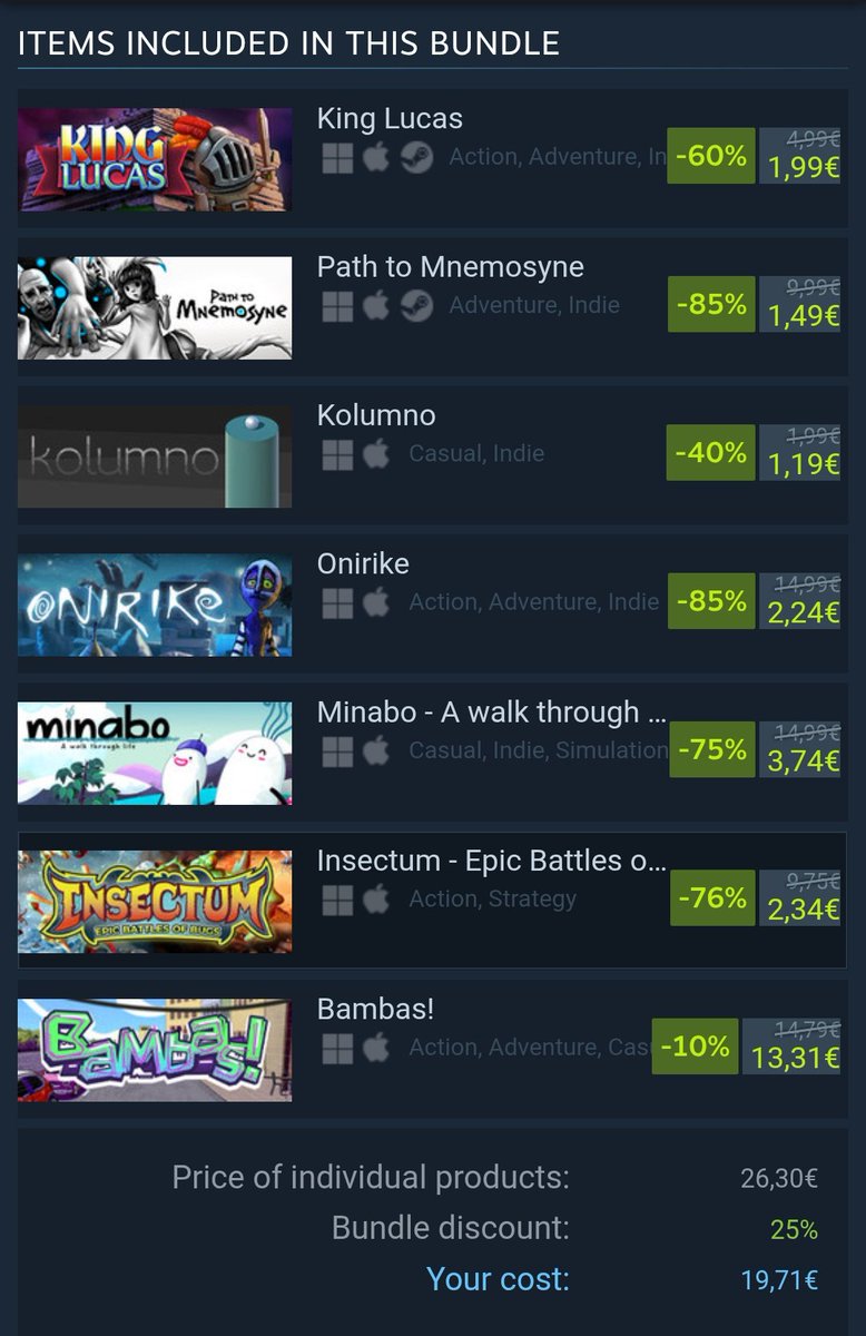David Ferriz - Wishlist Bambas! en Steam (@davidferriz) on Twitter photo 7 juegos de <a href="/devilishgames/">DevilishGames</a> por menos de 20€, incluyendo Bambas! 🤯 store.steampowered.com/bundle/9191/De… 7 juegos de <a href="/devilishgames/">DevilishGames</a> por menos de 20€, incluyendo Bambas! 🤯 store.steampowered.com/bundle/9191/De…