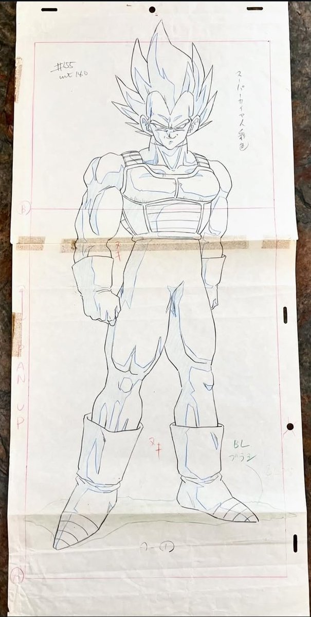 MASTERPIECE of Yōko Iizuka 飯塚葉子
Panel genga of Vegeta in episode 155. 
Via <a href="/cirE/">Eric</a>
Enjoy