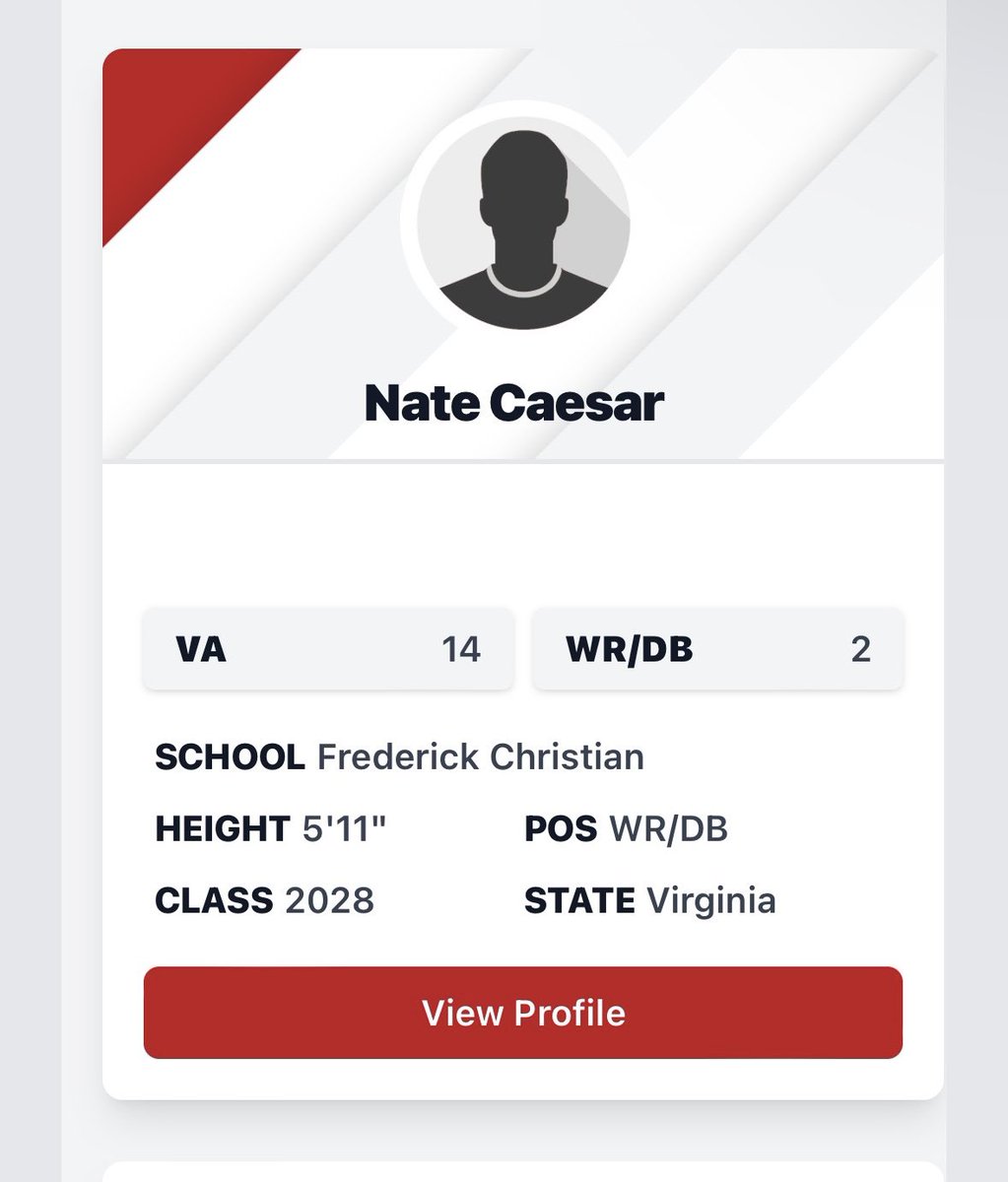 PrimetimeNate_C's tweet image. Beyond Blessed to be ranked #2 in position and #14 overall in the state.. The hard work continues. @PrepRedzoneVA Appreciate the love. @THE_CoachDJ @DKief10 @Spotlight39_Pod @RocCarmichael @CoachTabannah @WillVapreps @EdOBrienCFB @AlexKellyCuse @CJPollard1 @GunterBrewer