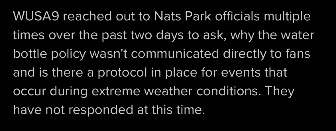 REIMIXXTAPE's tweet photo. nationals park is avoiding press bc they’ve been caught in a lie! they don’t want to admit they were in the wrong! https://t.co/QXRRlGpeef