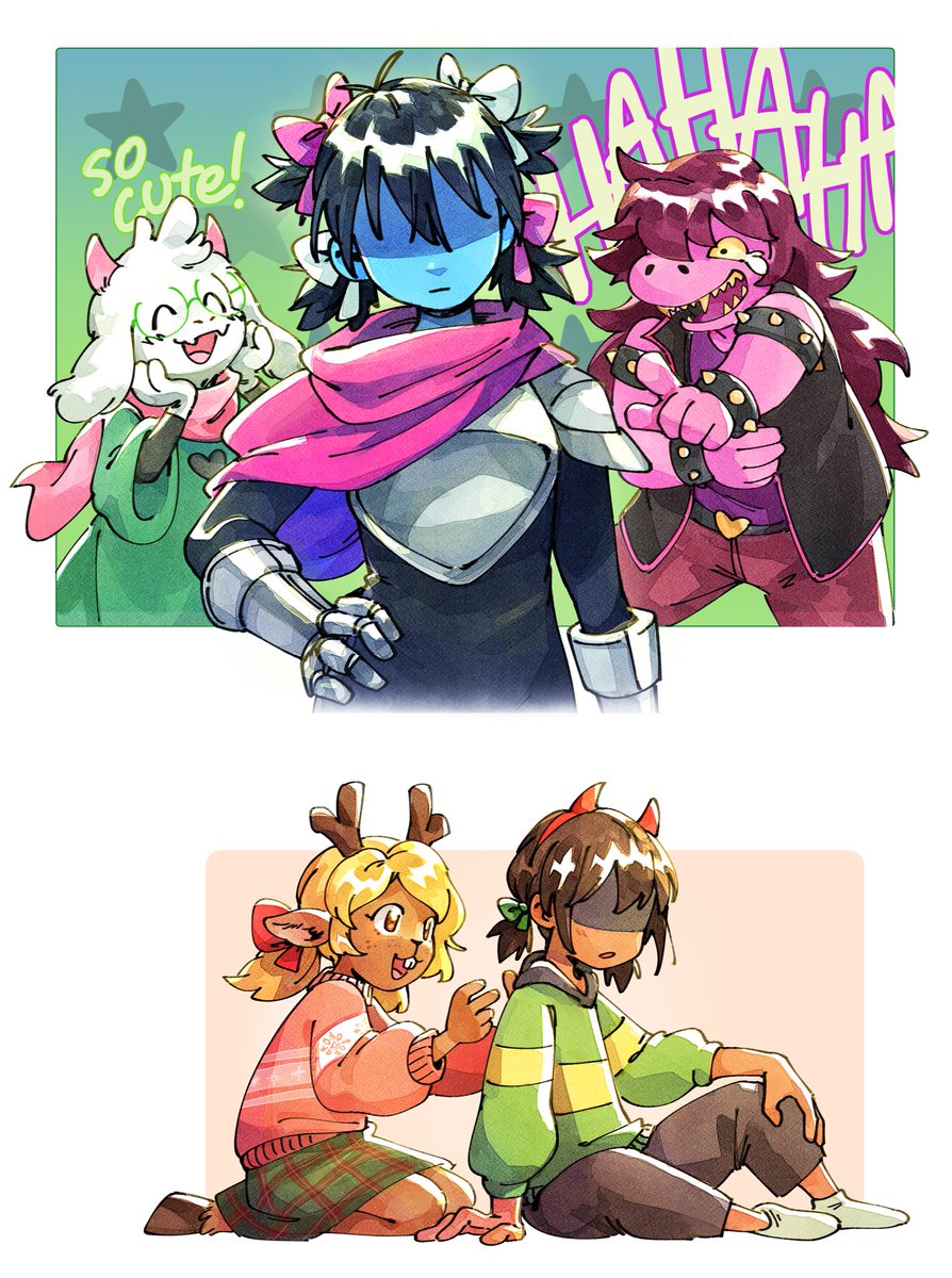 gee kris, why does ramb let you have two twin ribbons?? 🎀 🎀
#deltarune