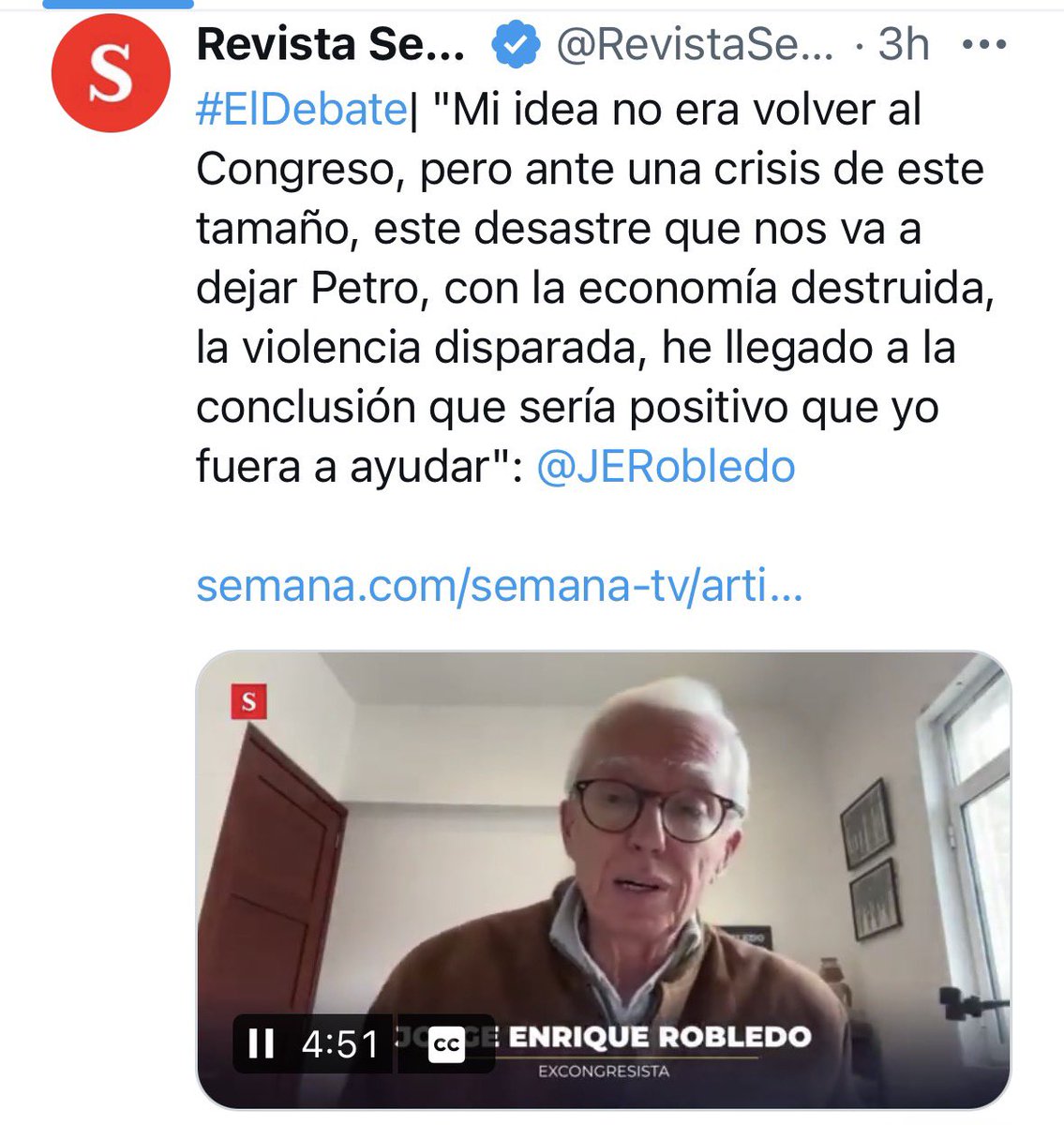 “Sanguijuelas adheridas al poder”

El caso de Jorge Enrique Robledo va más allá de un simple descaro; es la perfecta ilustración de cómo ciertos políticos parásitos se acostumbraron a vivir pegados de la teta del Estado colombiano. Después de 20 años anclado a una silla en el