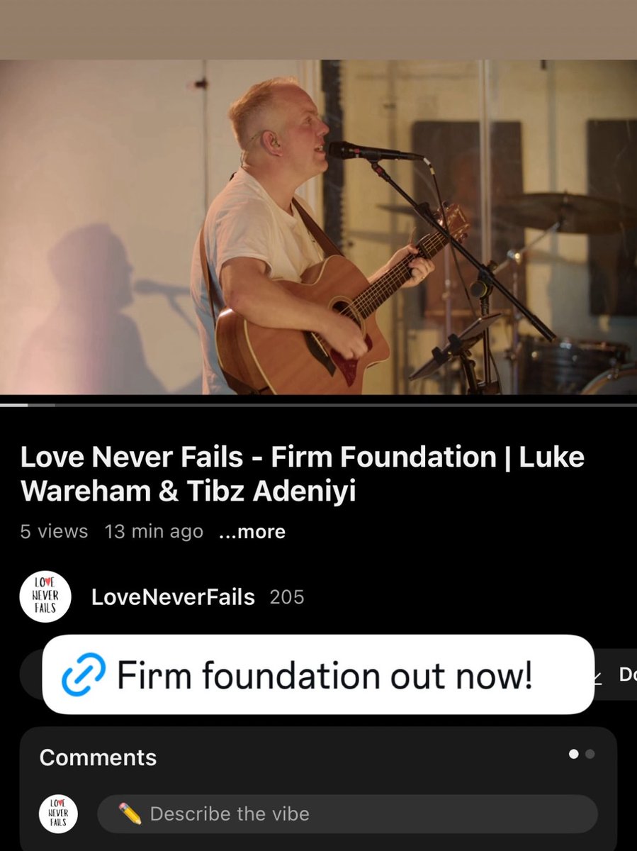 God is so faithful 🙌 Out today Firm Foundation recorded at Love Never Fails 2025 youtu.be/jU1rsGovsAQ?si…