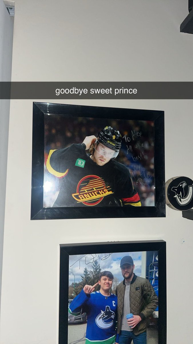 Alex (@alexfromig) on Twitter photo Brock! thank you man, I truly cannot say enough good things about you, I enjoyed every conversation I was able to have with you, I’m fortunate to have had someone like you be a role model in my life, I wish you nothing but the best in your next chapter!! #Canucks <a href="/BBoeser16/">Brock Boeser</a> Brock! thank you man, I truly cannot say enough good things about you, I enjoyed every conversation I was able to have with you, I’m fortunate to have had someone like you be a role model in my life, I wish you nothing but the best in your next chapter!! #Canucks <a href="/BBoeser16/">Brock Boeser</a>