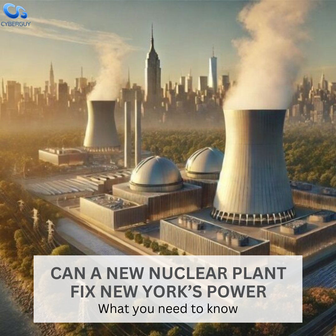 cyberguy's tweet photo. New York is going nuclear with a massive new plant promising clean energy, new jobs, and a bold step into the future ⚡
Learn more here: https://t.co/7hJ0bLrWjK
#NuclearEnergy #CleanPower #NYFuture #EnergyJobs #GreenTech #PowerUp #SustainableSolutions https://t.co/ZoovvbjnDW
