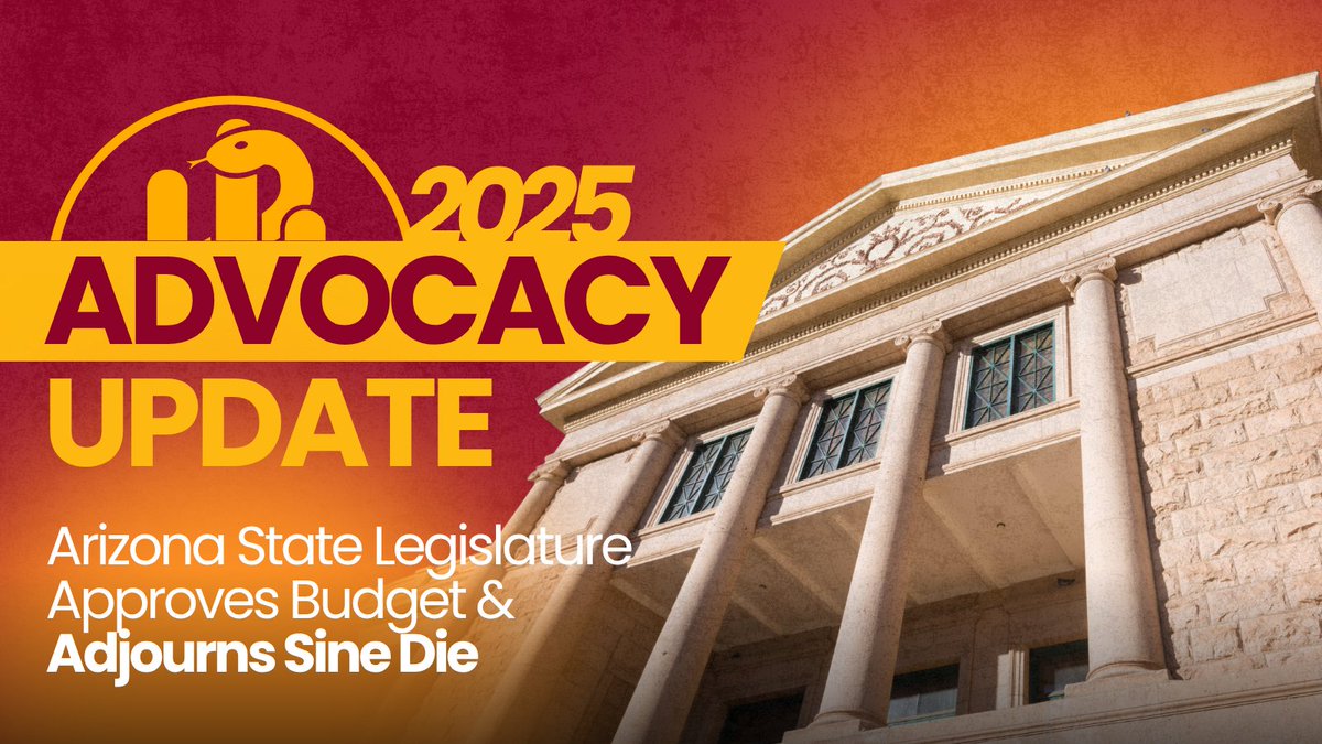BREAKING: After 166 days, the Arizona Legislature has adjourned sine die! It was a victory year for physician advocates. We secured major wins, including:

✅ $4M in GME funding
✅ Regulation of AI in health insurance
✅ Shortening of physician credentialing 

Watch for our full