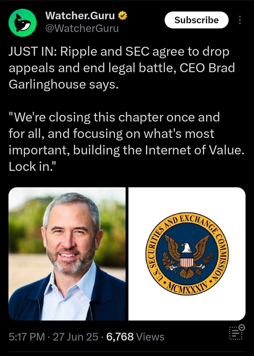 The_Fonse_717's tweet photo. #XRPCommunity
#XRPLedger
#Ripplecase
#RippleSEC
๐๐พ๐๐พ๐๐พ๐๐พ๐๐พ๐ช๐ฟ๐ช๐ฟ๐ช๐ฟ๐ฃ๐ฃ๐ฏ๐ฏ
#InternetOfValue
Shoutout the greatest CEO in America rn @bgarlinghouse!
He said it would end and he delivered; just like the tech he advocates for, dependable, reliable honest and transparent.
We couldn't have a better CEO & I'm sure he couldn't ask for a more loyal community than the #XRPCommunity
With @Ripple, the future looks bright ๐๐พ๐๐พ๐๐พ๐๐พ๐๐พ๐๐พ๐ฃ๐ฃ๐ฏ๐ฏ
Take a bow @bgarlinghouse