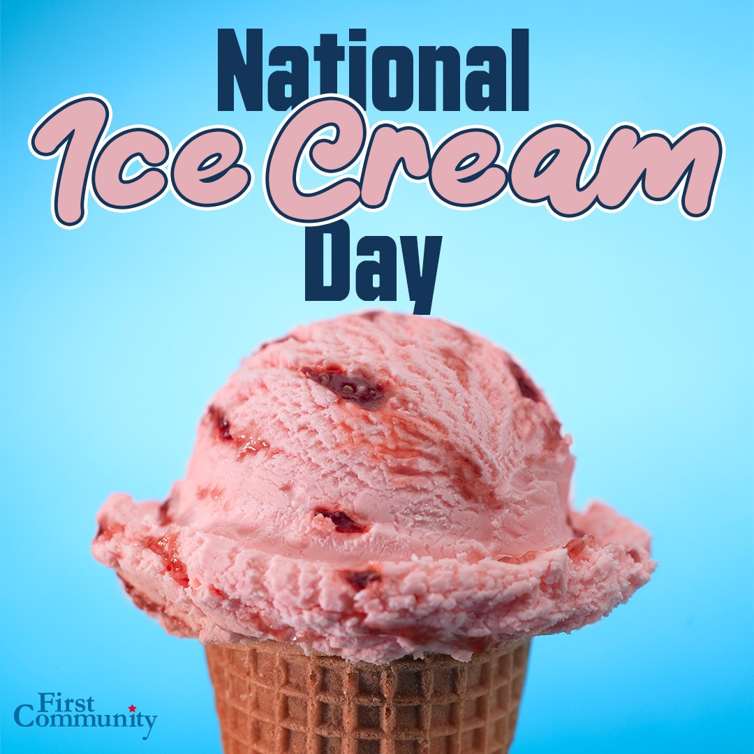 Happy National Ice Cream Day! 🍦

Nothing beats a hot July day better than a cone, a cup, or even a sandwich with some cool and sweet ice cream!  Let us know your favorite flavor in the comments! 🍨
