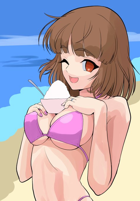 おはようございます!
朝お絵かき。
塗り塗り。
まずはざっくりと色を置いていきます。 