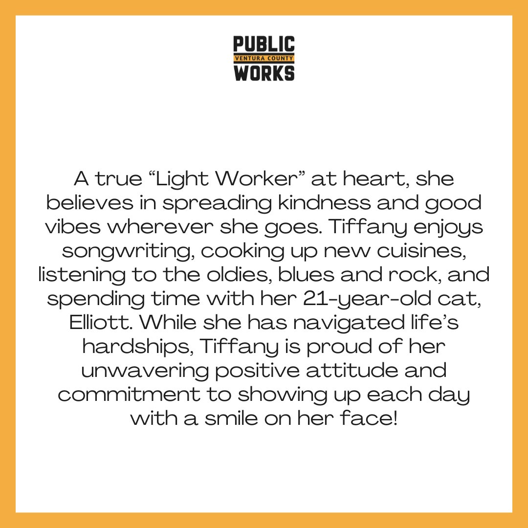VCPublicWorks's tweet image. Recently celebrating two years with the agency, Tiffany Gardiner, a Management Assistant III with Engineer Services, plays a critical support role within the department — touching virtually every aspect of Engineering Services.🏗️