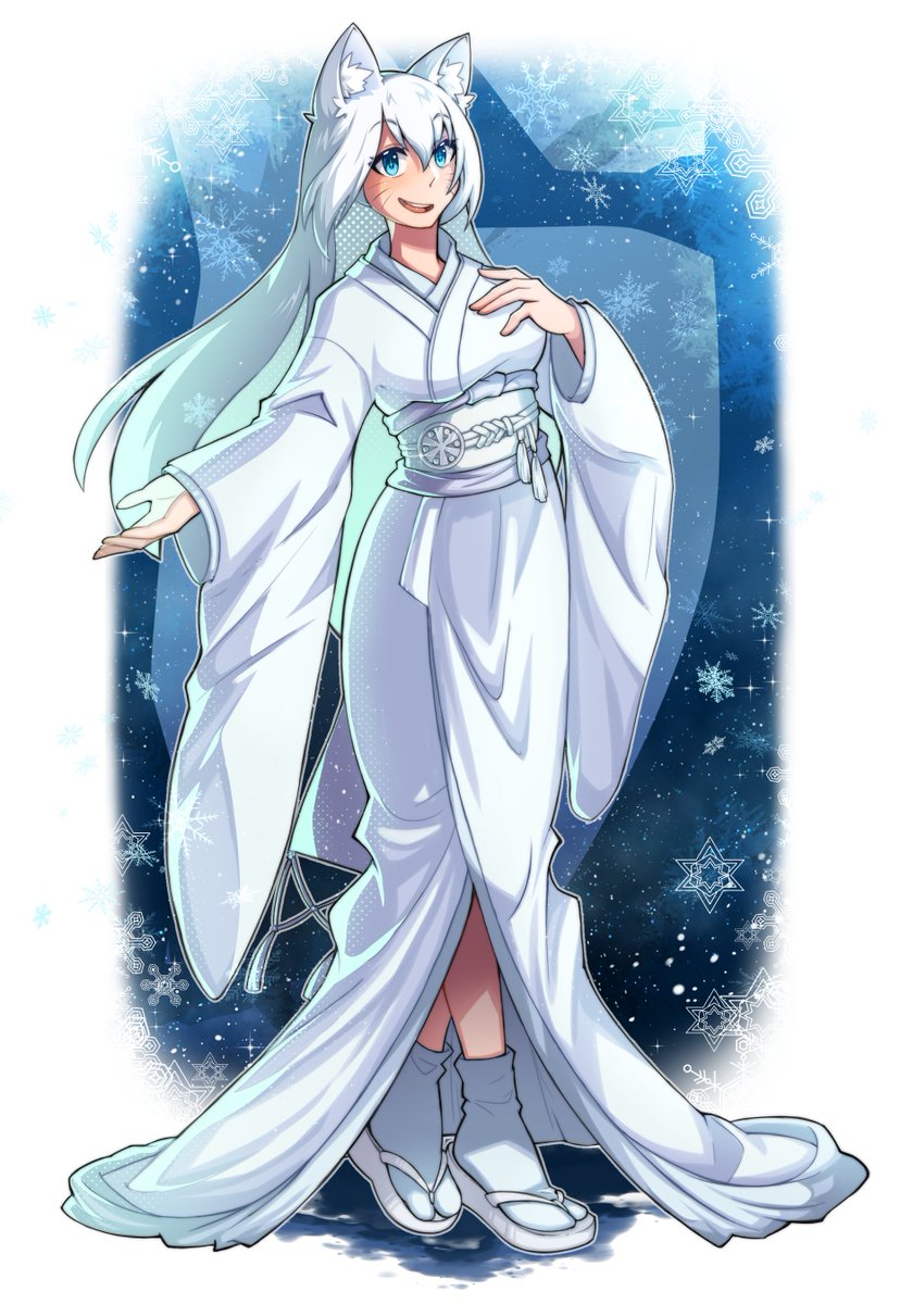 Follow me, I'll take you someplace warm and safe...❄️

[Yuki-onna] [Alt Tsu] [Art | <a href="/A_CroXRoads/">➮🦎SireOfCheshire🍀VGen Comms Open</a>]