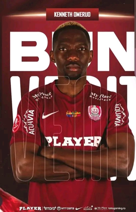 OsasZena's tweet photo. 💚 𝘿𝙊𝙉𝙀 𝘿𝙀𝘼𝙇: OFFICIAL &amp; COMPLETE! 💚

✍️🤩 CFR Cluj have officially announced the signing of Super Eagles defender Kenneth Omeruo!

#Official #KennethOmeruo #SuperEagles #CFRCluj #NaijaStars #WeToldYouSo https://t.co/igmzB41Onk