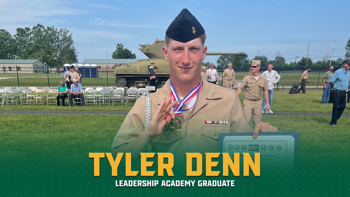 Congratulations to Tyler Denn <a href="/Tyler_Denn/">Tyler</a> for graduating 7th overall in his class at Leadership Academy!  Uphold that standard Chief! #SteeleNNDCC