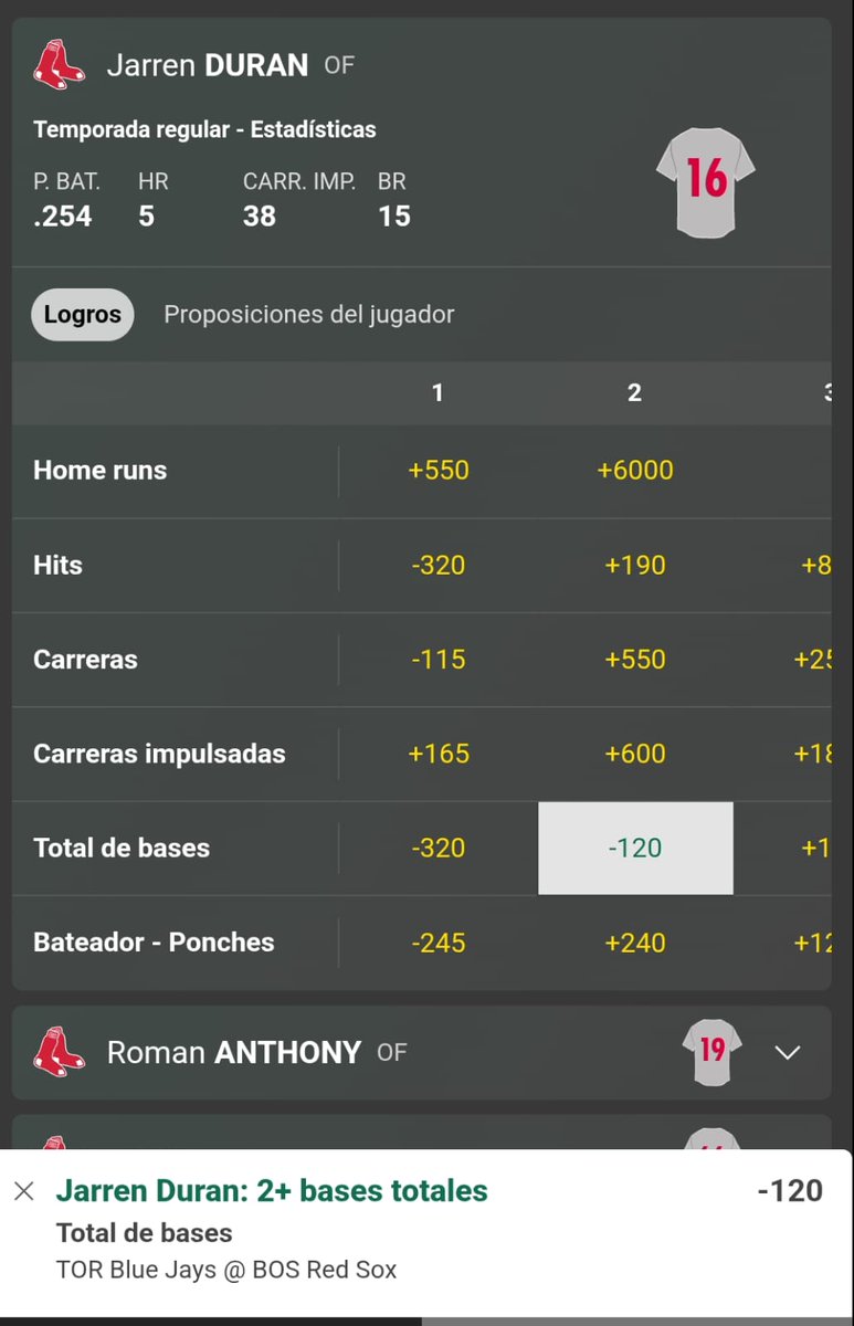 YMA8123's tweet photo. Jarren Duran le batea para .476 a Berrios el abridor de los Jays con 8 extrabases de los 10 hits que le ha conectado...Estadio donde se dan mucho los batazos de múltiples bases.... 
+2 bases para el de raíces mexicanas⚾️⚾️
#MLBPicks 
#GambingX 
#Beisbol 
#GamblingTwitter 
#MLB https://t.co/pgI9QerTkY