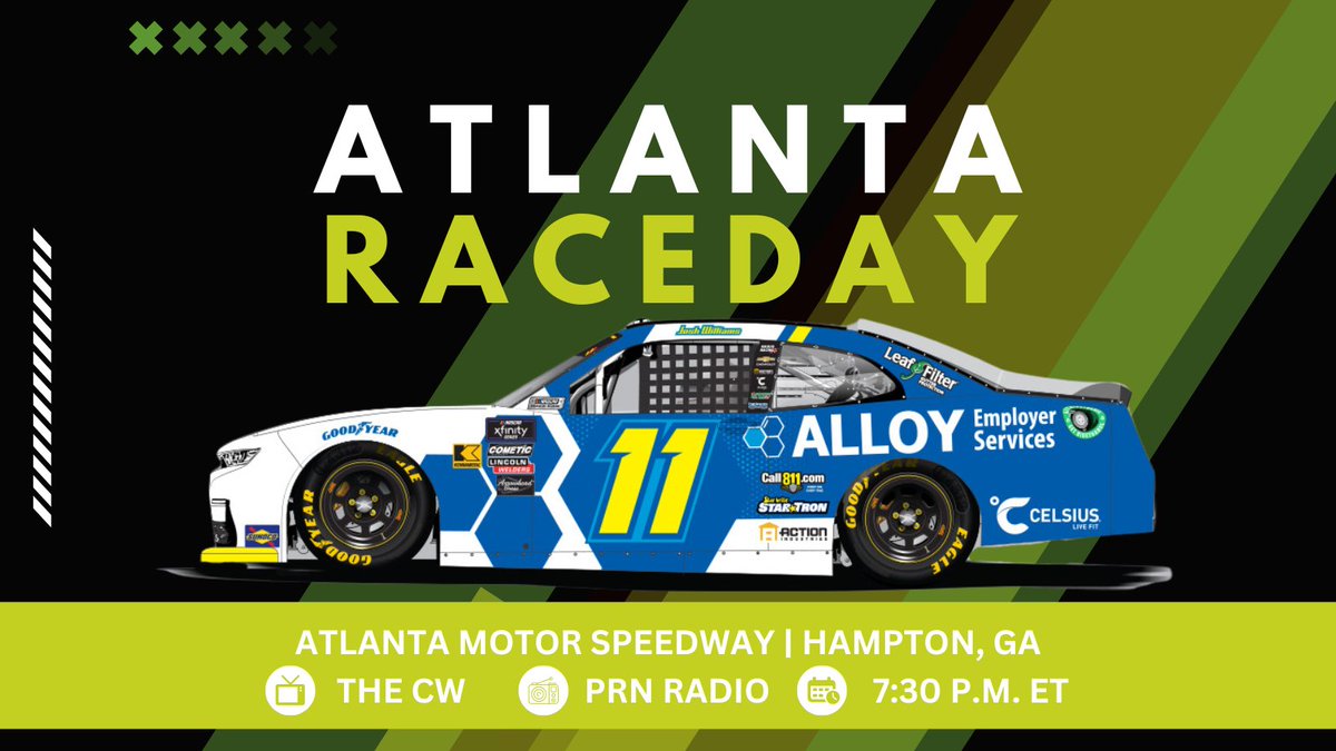 Arizona 811 (@arizona811) on Twitter photo π It's high-speed racing in the Peach State tonight for @Josh6Williams and the <a href="/NASCAR_Xfinity/">NASCAR Xfinity</a> Series. Watch all the exciting action tonight on <a href="/TheCW_Sports/">The CW Sports</a>.
#Call811 | #FocusedHealth250 π It's high-speed racing in the Peach State tonight for @Josh6Williams and the <a href="/NASCAR_Xfinity/">NASCAR Xfinity</a> Series. Watch all the exciting action tonight on <a href="/TheCW_Sports/">The CW Sports</a>.
#Call811 | #FocusedHealth250