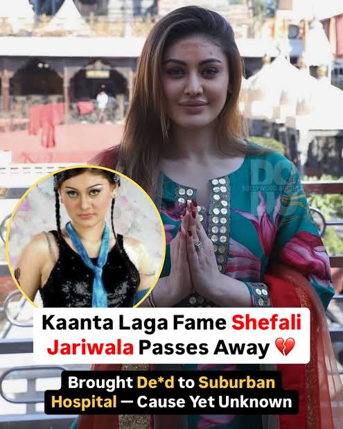 1r21r's tweet image. #ShefaliJariwala passed away after reportedly suffering a cardiac arrest. Her husband Parag Tyagi looked completely heartbroken and shattered while leaving the hospital.
Heartfelt condolences to the family in this tragic time.
#ShefaliZariwala #OmShanti