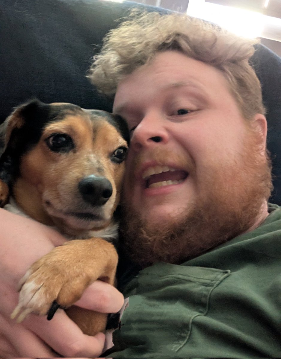 WatchMeBeBadAt's tweet photo. Sorry no stream tonight! It's been a hectic day and I've been pulled away from home! Dog pic as an apology! We'll see y'all soon! https://t.co/PU6u2T4mwm