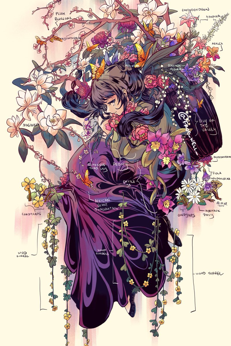 took a bit to identify all the flowers from Hana ni natte … but worth it for Maomao :3
#ApothecaryDiaries #maomao