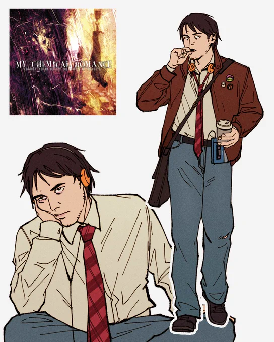 MCR albums as characters 