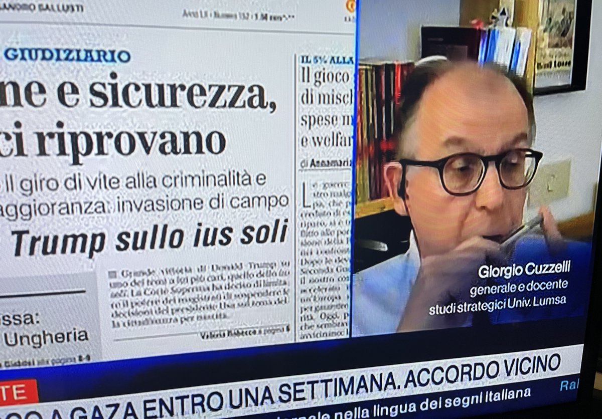 Uno degli ospiti della rassegna stampa di <a href="/RaiNews/">RaiNews</a> sta dicendo, a proposito della relazione della Cassazione che demolisce il decreto Sicurezza, che i giudici non devono permettersi di smontare le leggi del Parlamento, che è sovrano.

Premesso che in quella relazione la Suprema