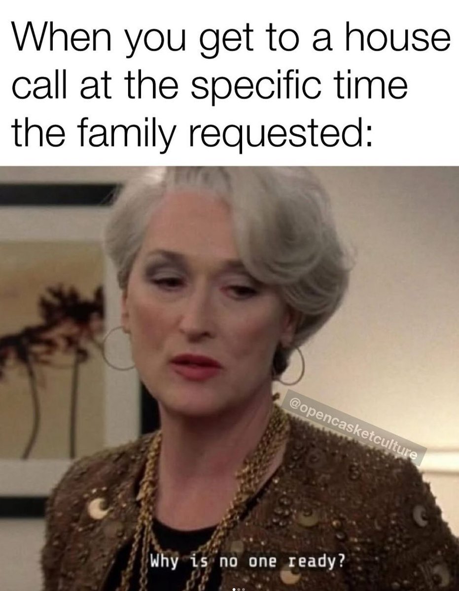 myASDcalls's tweet image. I’m not saying I expected preparedness… but maybe a cleared hallway? #FridayFunny #FuneralDirectorProblems (Shared via the OpenCasketCulture Instagram)