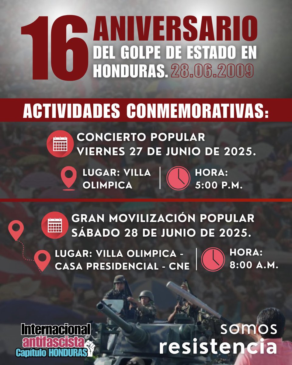 Internacional Antifascista Cap. Honduras tweet media