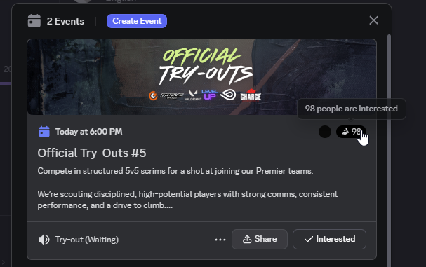 AntiTiltGG's tweet photo. PREMIER TEAM TRYOUTS — Today @ 8PM EST

We’re scouting:
🔹 Disciplined, high-potential players
🔹 Strong communication & consistency
🔹 Ability to Grow & Learn

Successful trials gain access to:
🎯 Coaching & performance tracking
🚀 Pathway to Tier 2 & Tournament Rosters
🧩 Team-Based Development Plan
🎥 Content Opportunities

🔗 Trial Here: https://t.co/fw672eoeur

#Valorant #AntiTilt #PremierTryouts #LookingForTeam