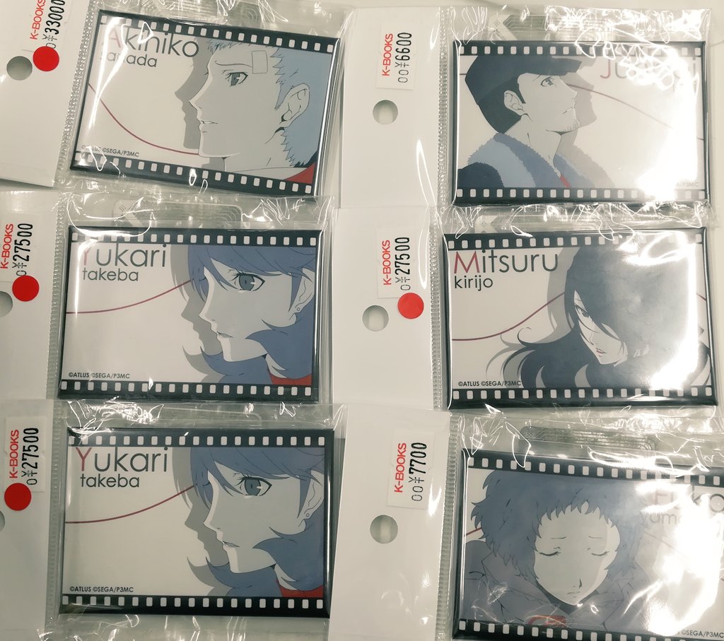 ペルソナ3 コミケ マルイ C89 山岸風花 スクエア缶バッジ 楽天市場