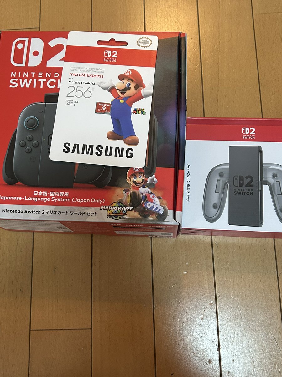 Switch2買いました！。ゲームしまくるぞ！。