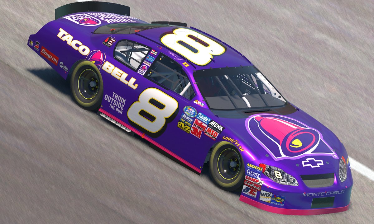 kkingstyle's tweet image. 2005 JRM Chance 2 Martin Truex Taco Bell - Fontana Race Version

tradingpaints.com/showroom/view/…

Had fun on this one to get the spec map correct.  Added some details from the inspection stickers that I added as well for some extra fun.  I also added the link to the noise layer I used.…
