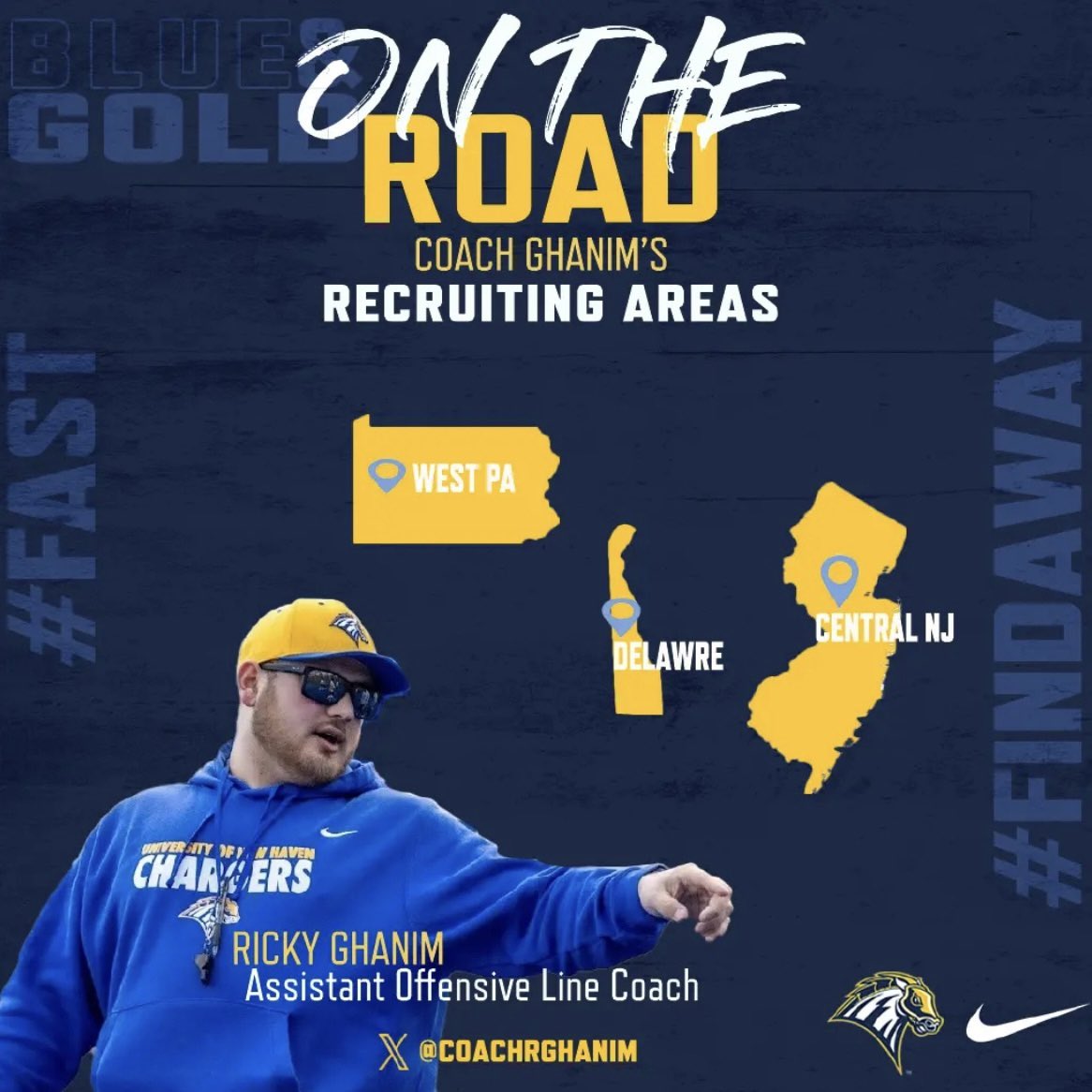 Ricky Ghanim (@coachrghanim) on Twitter photo Class of 2026… it’s your time!!
Come compete on the BLUE this July and get that $$!!
Link: newhavenfootballcamps.totalcamps.com/About%20Us
#FAST | #FindAWay Class of 2026… it’s your time!!
Come compete on the BLUE this July and get that $$!!
Link: newhavenfootballcamps.totalcamps.com/About%20Us
#FAST | #FindAWay