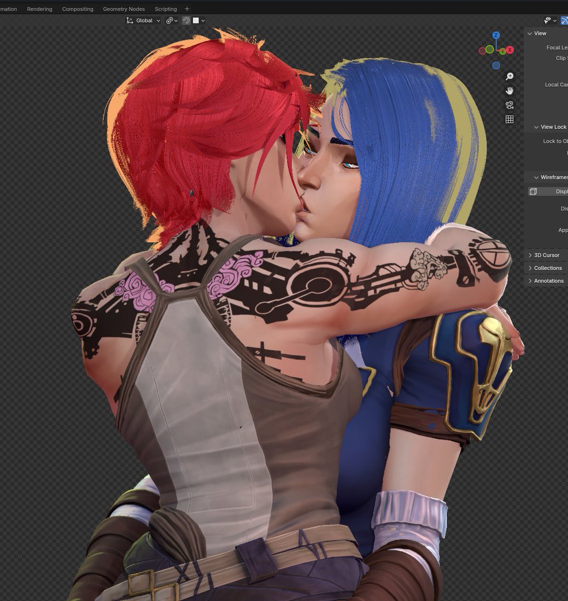 sergiogGonzoM's tweet image. Another WIP taken from the sketches of Caitvi's scene from Arcane