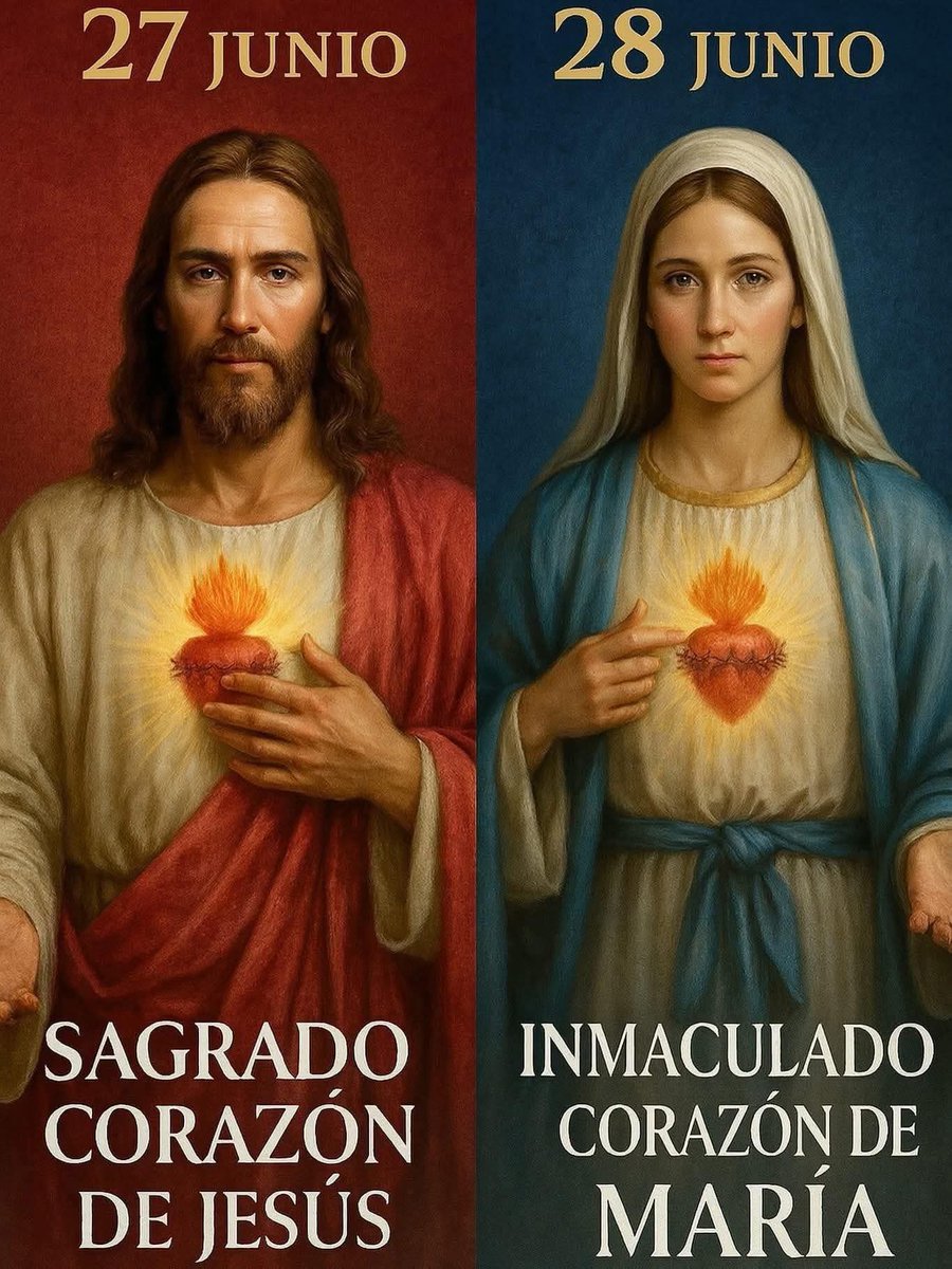 VirginiaRivade5's tweet photo. Es el mes del Corazón de Jesús ❤️ 🙏🏻 y de su Madre María 💙🙏🏻
No del #orgulloDeQue 🏳️🌈🤑👿
Digamos Jesús confío en ti ❤️ 🙏🏻
Madre de Jesús y Madre nuestra 💙 https://t.co/7oP7b3oO3S