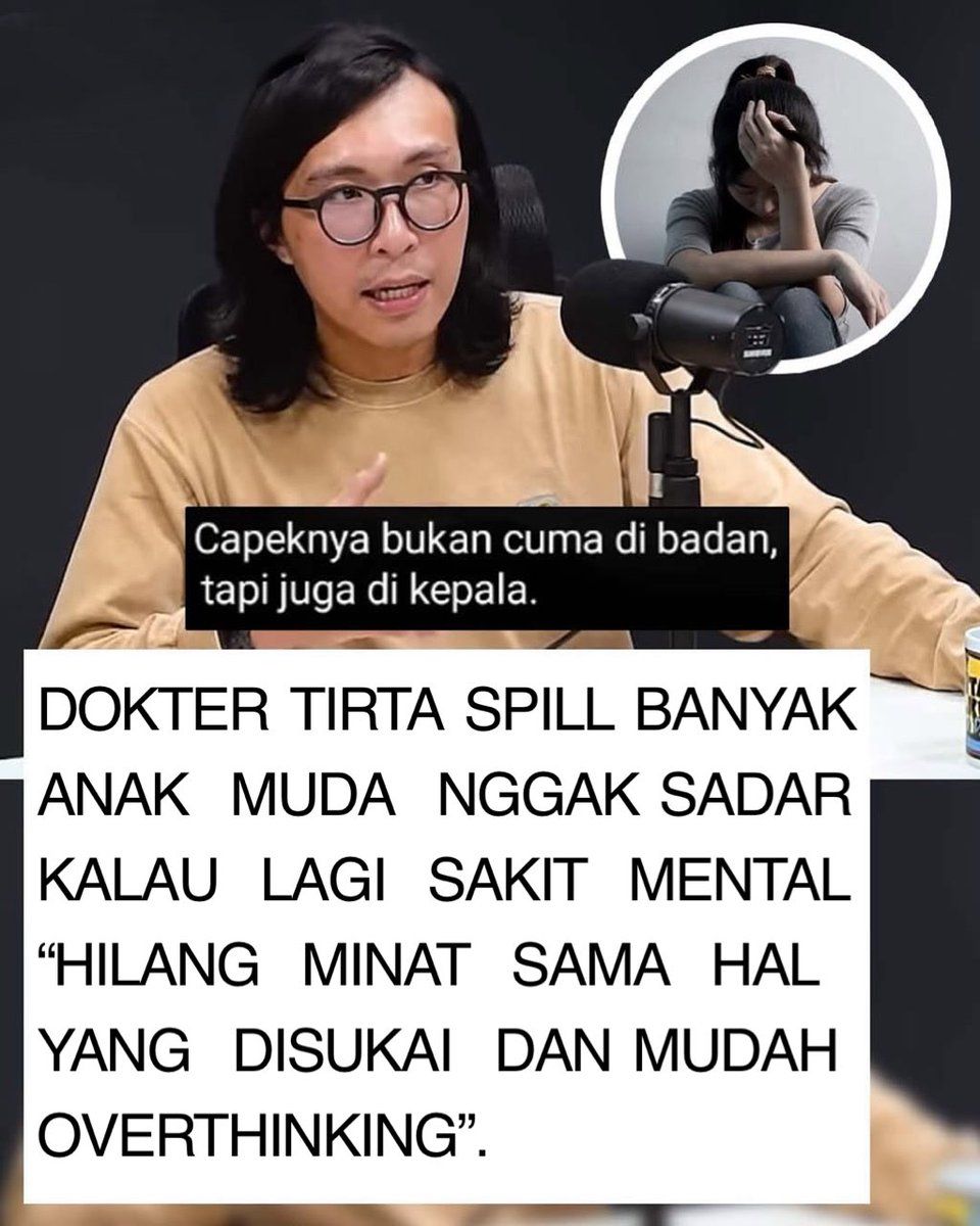 Muhamma66316352's tweet photo. ADA YANG UDAH NGERASA KAYA GINI GAK? JUJUR GUE IYA 😭👤 : @dr.tirta
https://t.co/3pa1x8gEN4 https://t.co/5FSxSSP9IH