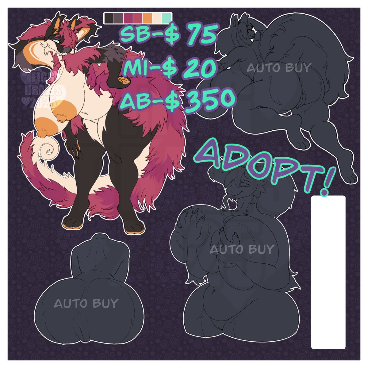 💖 fluffy snake ad0️⃣pt💖

SB-💸7️⃣5️⃣
MI-💸2️⃣0️⃣

AB-💸3️⃣5️⃣0️⃣ 

🌟payment within 24 hrs
🌟serious bids only no back outs💖
🌟any changes are allowed when claimed,

More info and rules below!

Bid below to last bid!