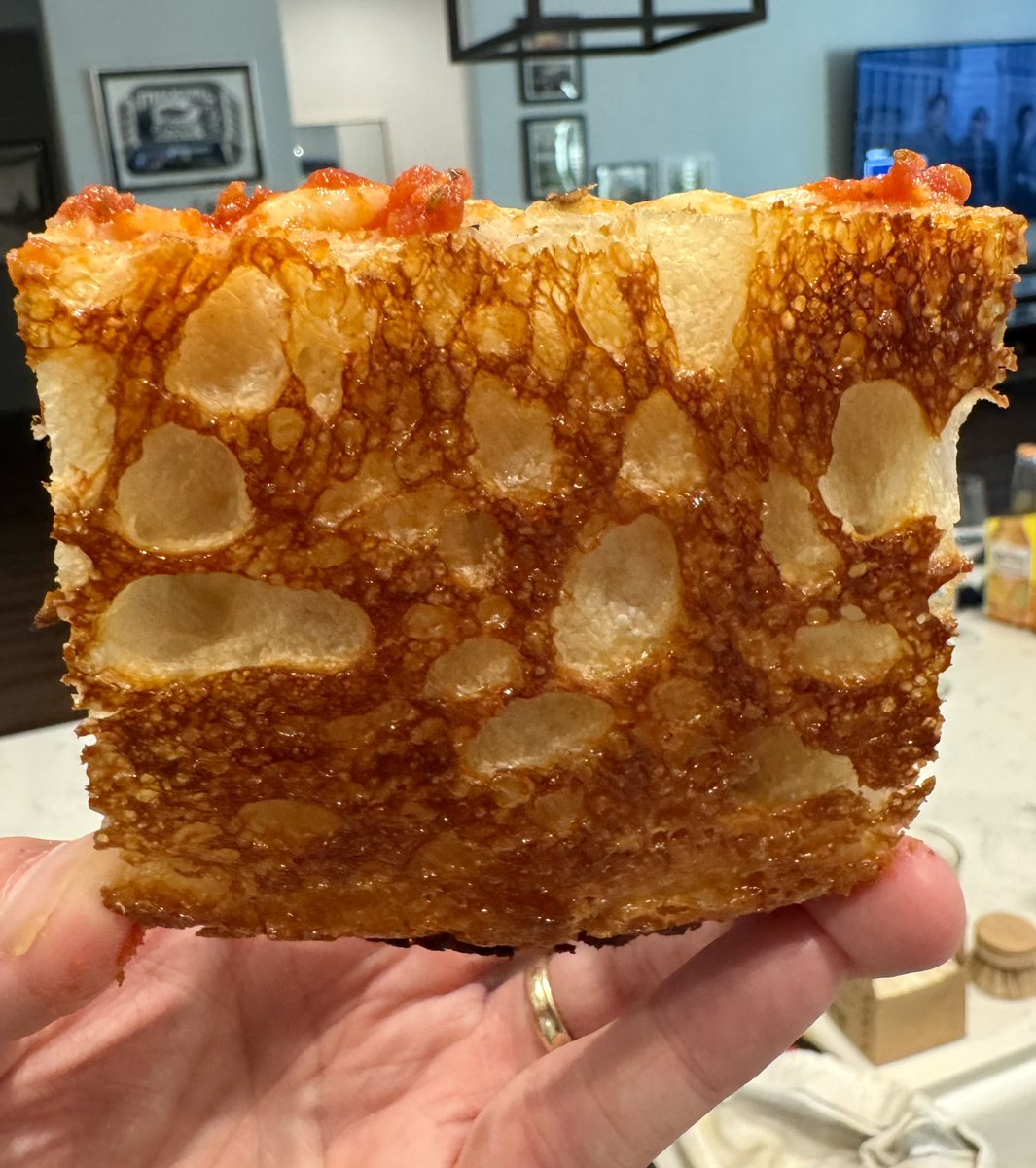 futurevictim_'s tweet image. it’s not the best detroit style pizza anyone’s ever made. and it’s not the best one i’ll ever make. but it’s the best one i’ve made so far