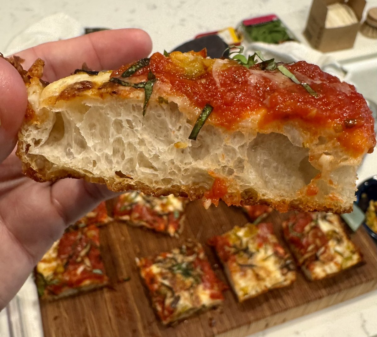futurevictim_'s tweet image. it’s not the best detroit style pizza anyone’s ever made. and it’s not the best one i’ll ever make. but it’s the best one i’ve made so far