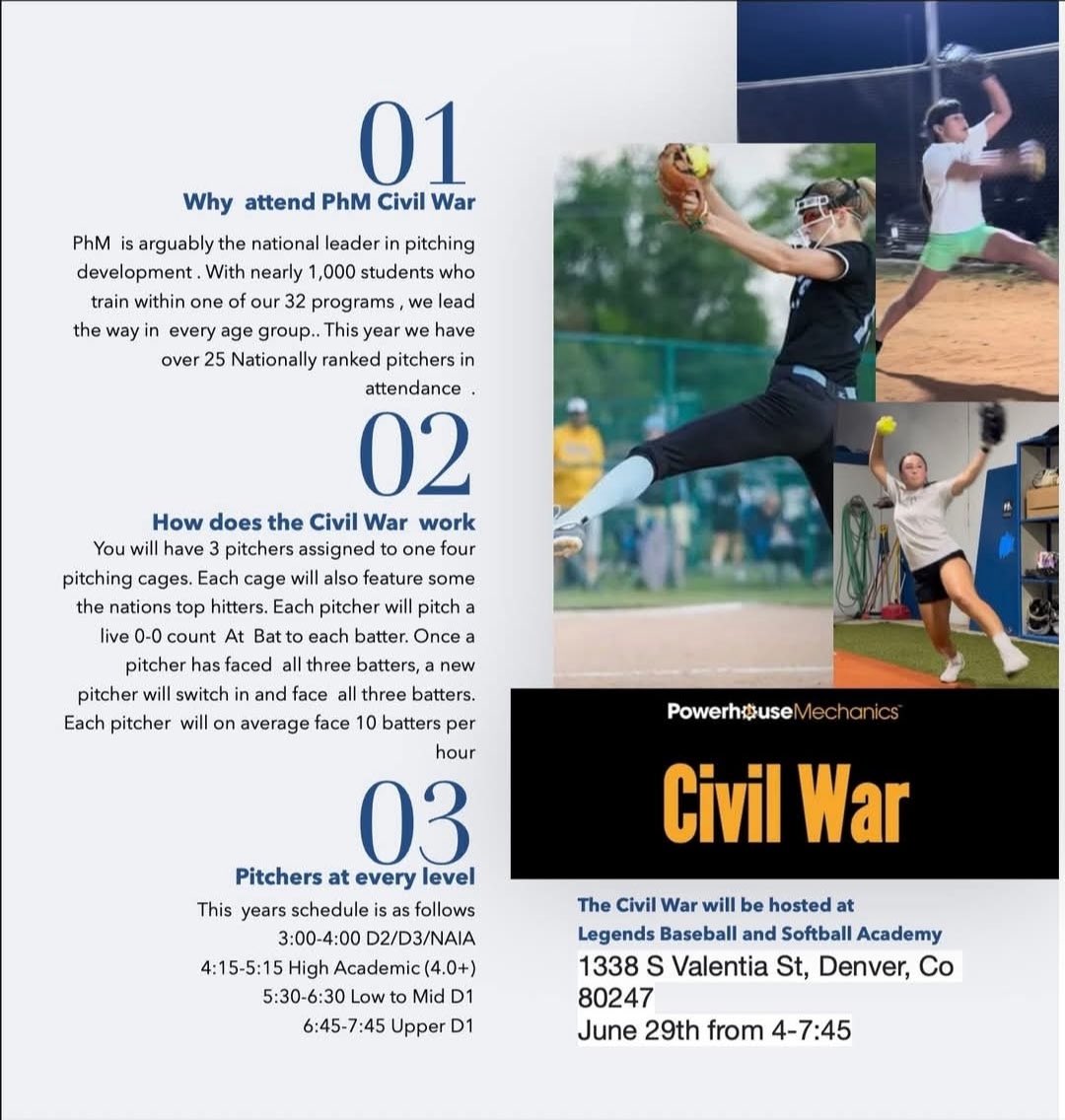 Powerhouse Mechanics Civil War coming up soon! My slot will be 6:45-7:45pm in cage 3!!