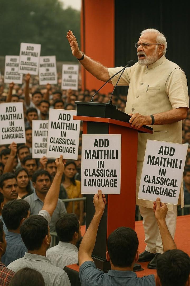 maithili_sejal's tweet image. Maithili isn’t just a language it’s a civilization.
With Tirhuta script, 1500+ years of literature, and deep philosophical legacy,
it checks every box for Classical Language status.
Still waiting for what’s already deserved.

#ClassicalStatusForMaithili #Maithili
@AmitShah