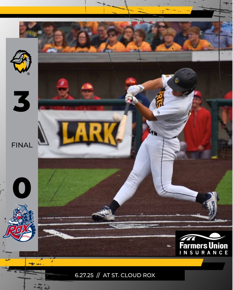 The best way to start the weekend! Larks WIN!