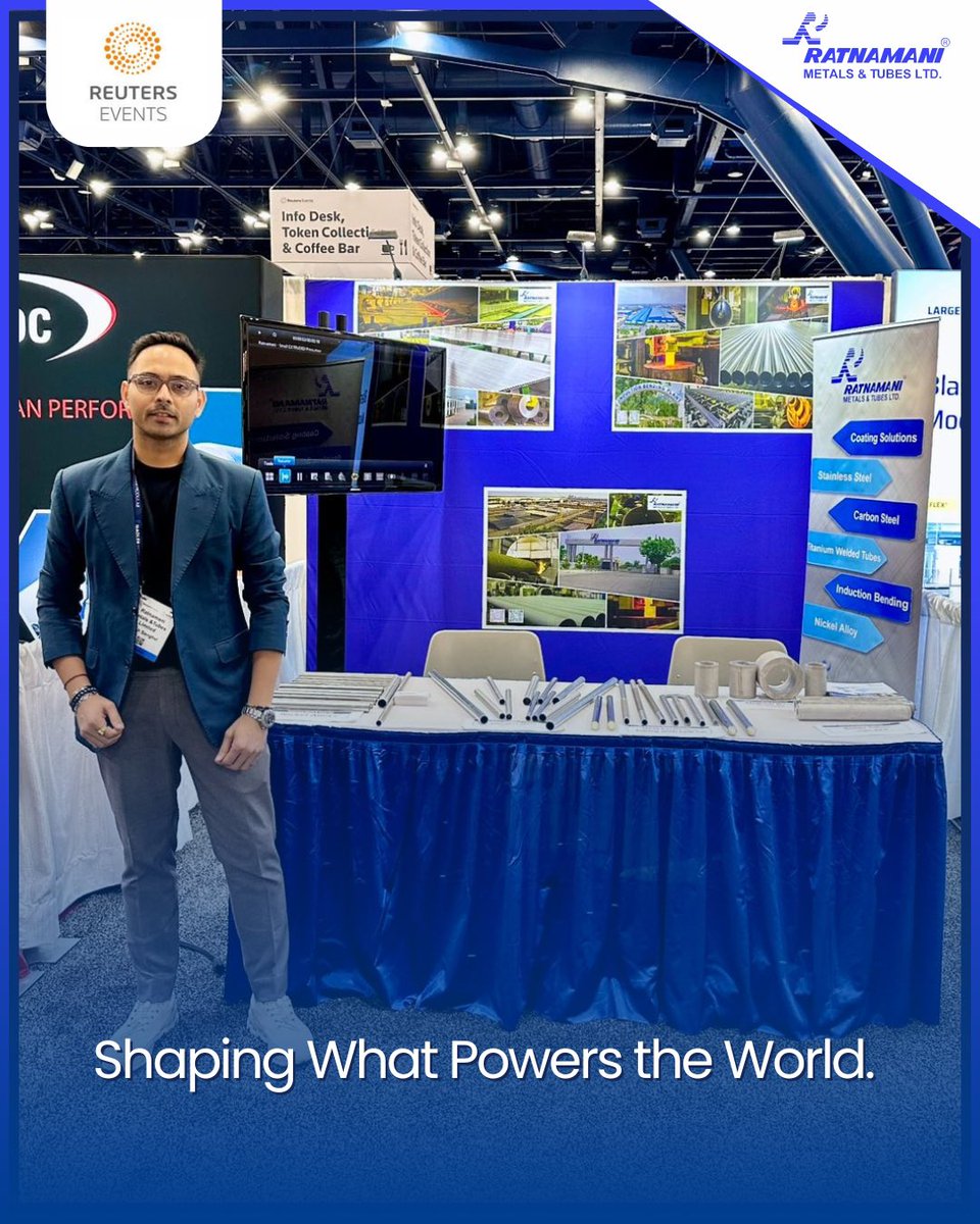RMTLOfficial's tweet image. (Part 1/2)

Powering progress at Downstream USA 2025! Ratnamani Metals and Tubes showcased cutting-edge stainless steel &amp;amp; alloy piping solutions, driving performance in the downstream sector.

#Downstream2025 #EngineeringInnovation #OilAndGasSolutions #HoustonEvent