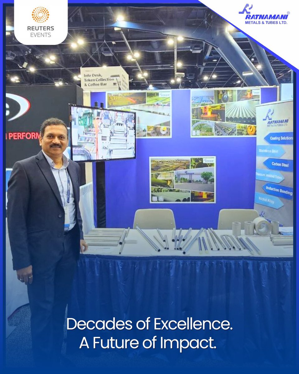 RMTLOfficial's tweet image. (Part 1/2)

Powering progress at Downstream USA 2025! Ratnamani Metals and Tubes showcased cutting-edge stainless steel &amp;amp; alloy piping solutions, driving performance in the downstream sector.

#Downstream2025 #EngineeringInnovation #OilAndGasSolutions #HoustonEvent