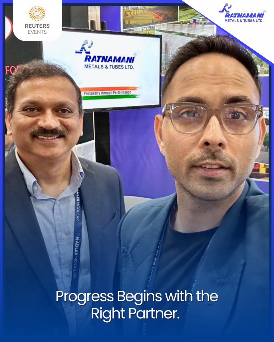RMTLOfficial's tweet image. (Part 2/2) 

Grateful to all who connected with us in Houston. Together, we’re shaping the future of critical infrastructure through engineering excellence.

#RatnamaniMetals #GlobalEngineering #FutureOfInfrastructure #MakeInIndia