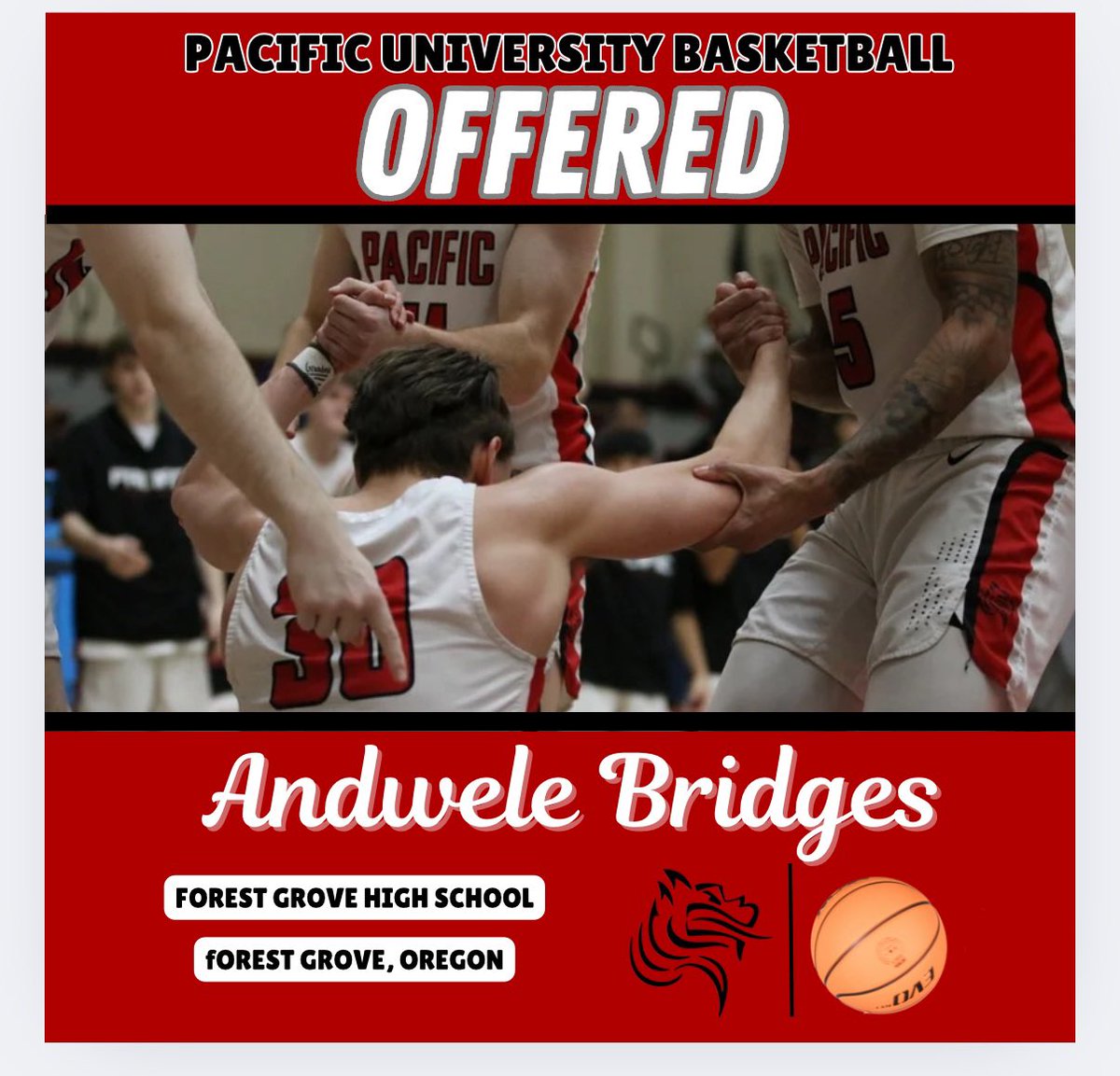 Andwele Bridges (@andwele_bridges) on Twitter photo Grateful to have received an offer to play college Basketball at Pacific University! Thank you <a href="/JustinLunt/">Justin Lunt</a> for this opportunity.
#GoBoxers
<a href="/PrepHoopsOR/">Prep Hoops Oregon</a> Grateful to have received an offer to play college Basketball at Pacific University! Thank you <a href="/JustinLunt/">Justin Lunt</a> for this opportunity.
#GoBoxers
<a href="/PrepHoopsOR/">Prep Hoops Oregon</a>