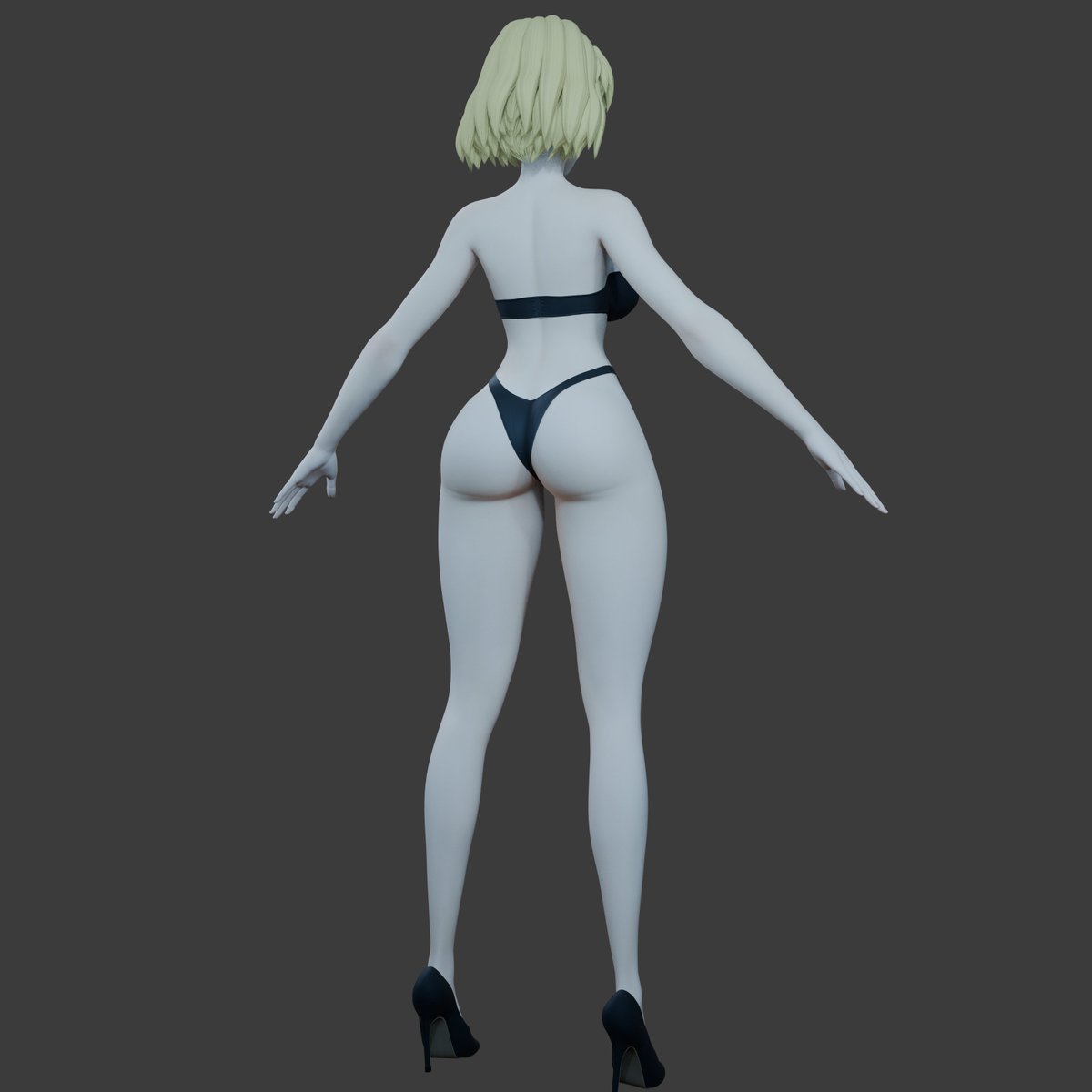 Hey guys! I also made Ritsuko Akagi, I really really dont know her but I enjoyed making her since the in the very early stages she looked very similar to the references/anime but after making the other girls I had to adjust the design a little bit to something more cartoony